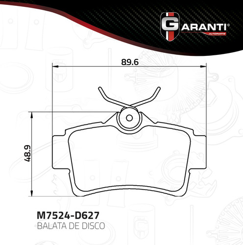 Jgo Balatas Trasera Disco Ford Mustang 1994-2004