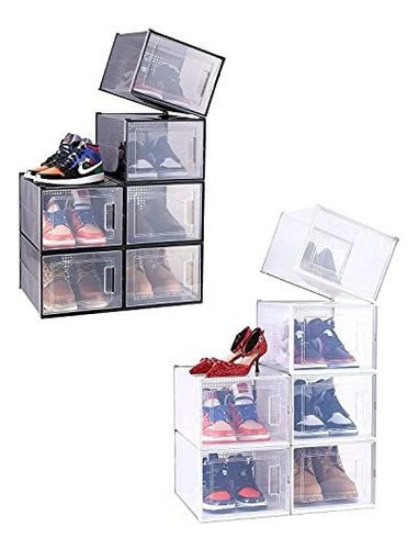 Cajas Para Zapatos Ohuhu Organizadoras Adaptables 
