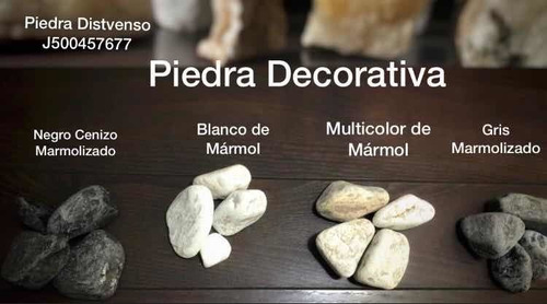 Imagen 8 de 10 de Piedra Decorativa -mármol-blancas-jardinería Blanca Negra