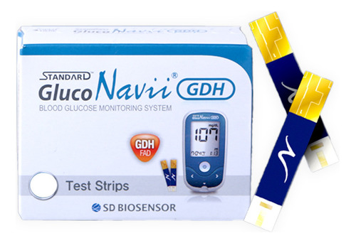 Caja Con 50 Tiras Reactivas Para Gluco Navii Gdh