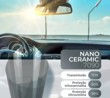 Película Insulfilms 1,52m X 2m Residencial Nano70 Cerâmica