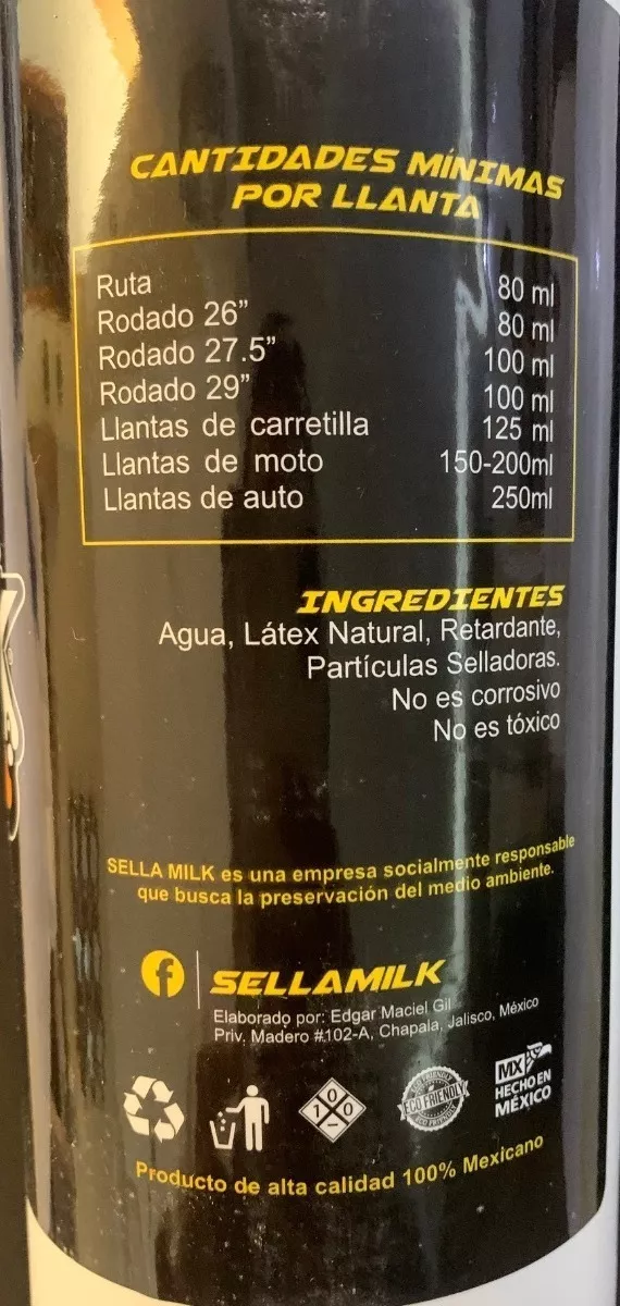 Segunda imagen para búsqueda de liquido tubeless