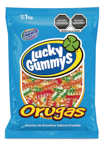 Gomitas Lucky Gummys Orugas 1kg