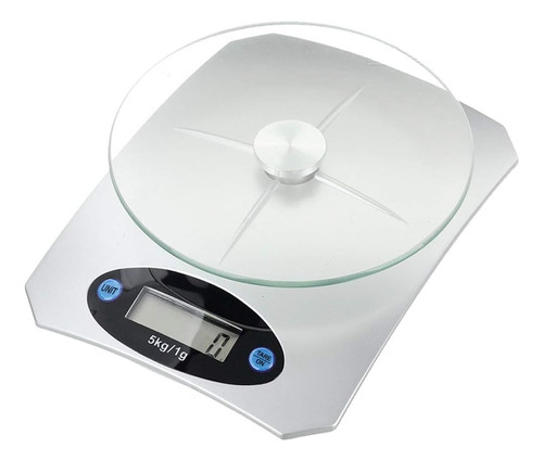 Balanza De Cocina Digital 1g A 5 Kg Báscula De Vidrio Regalo