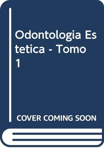 Libro Odontología Estética Tomo I De Ronald E Goldstein Ed: