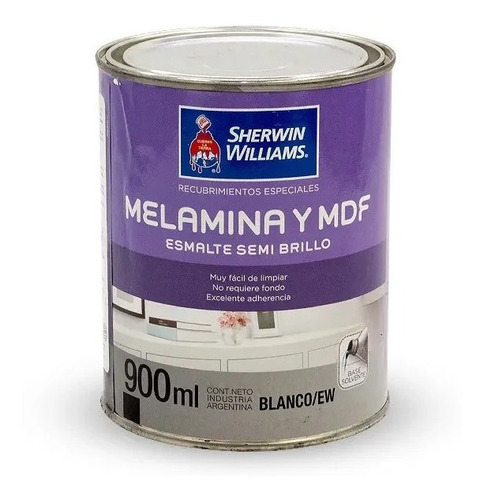 Recubrimiento Blanco Decorativo Para Melamina 0,9 Lt Flores