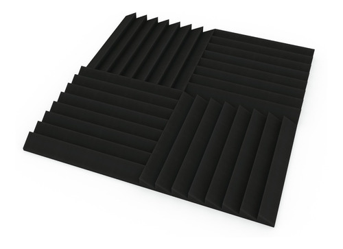 Imagen 1 de 7 de Paneles Acústicos Pack X10m2 (40u) 3cm Espesor (5 Diseños) 