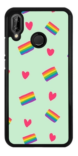 Funda Protector Para Huawei Pride Lgbt Arcoiris Love 06