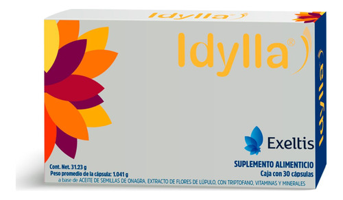 Idylla 31.23 G Suplemento Alimenticio 30 Cápsulas