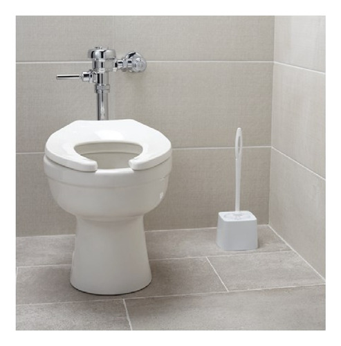 Porta Cepillo Blanco Para Inodoro Baño Rubbermaid