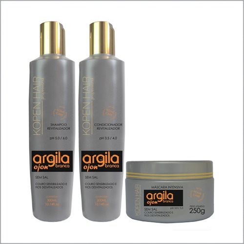 Kit Home Care Argila Branca & Ojon Kopenhair
