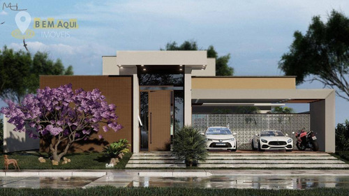 Imagem 1 de 15 de Bélissima Casa Térrea De Alto Padrão - Em Construção - Previsão Entrega Em Junho/2021 - Condomínio Xapada Parque Ytu - Itu/sp - Ca1566