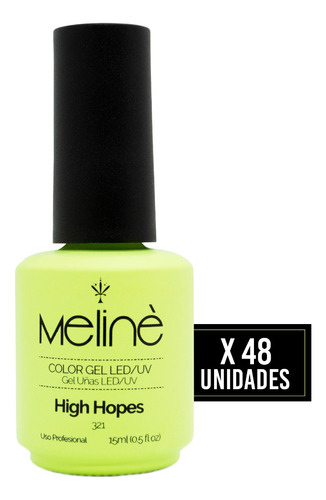 Meline X48 Esmaltes Semipermanentes Gel On Off Color Uñas 3c