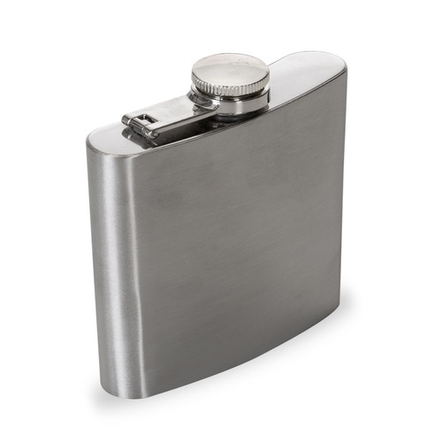 Imagem 2 de 2 de Kit 5 Cantil Porta Bebida De Bolso 205ml Inox 7oz - Whisk