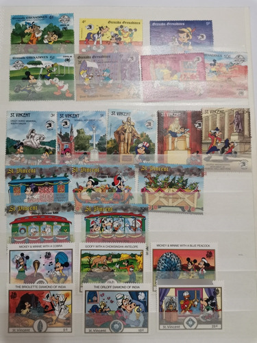 356 Timbres Postales De Disney Diferentes Países 