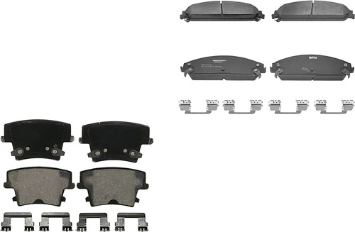 Jgo Completo Balatas Cerámicas Challenger 8 Cil 5.7l 09/11