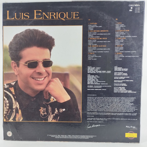 Lp Vinilo Luis Enrique Una Historia Diferente (Usado)