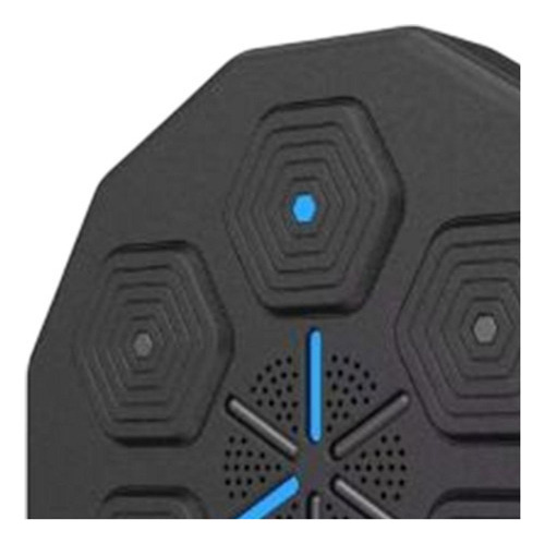 Maquina de Box Musical Portátil Electrónica Boxeo Costal 21cm Color Negro