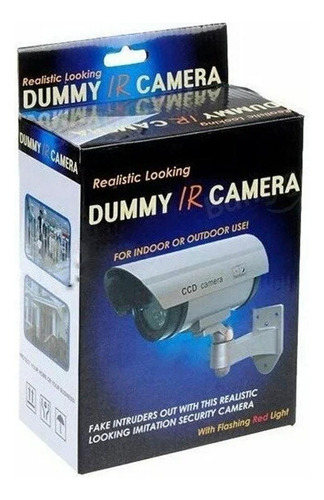 Camara De Seguridad Falsa Aspecto Super Realista Led Color