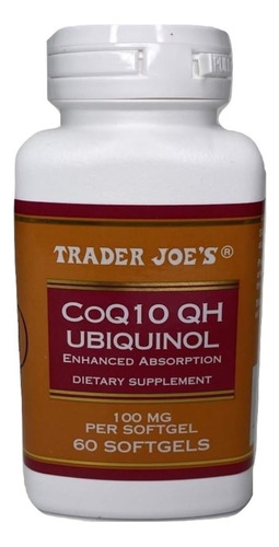 Ubiquinol 100mg Americana Pura Orgánica Sin Gluten