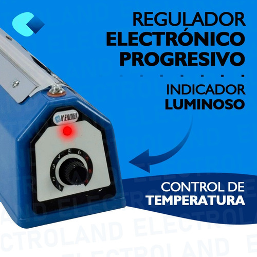 Imagen 4 de 10 de Selladora Cortadora Bolsa 30cm Regulador Mayor Potencia
