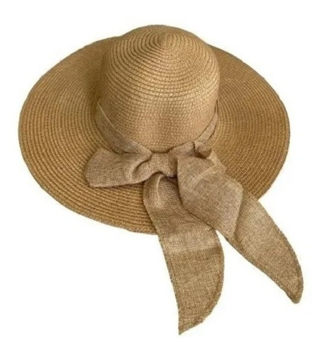 Imagem 9 de 9 de Kit C/ 10 Chapéu Feminino De Praia Com Laço Sortido Atacado
