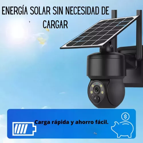 Camara 4G/SIM 360° con panel solar extraible