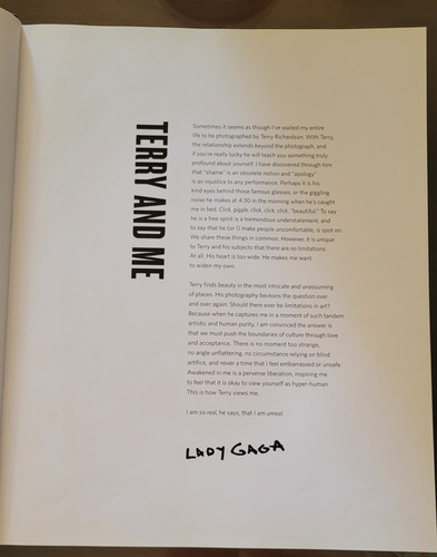Lady Gaga X Terry Richardson Photo Book Original (Usado)