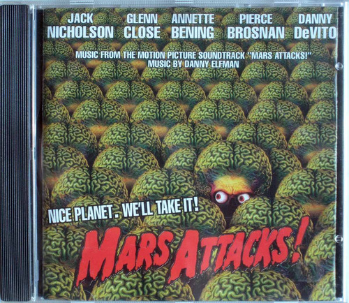 Mars Attacks!- Danny Elfman- Tom Jones- Bso Cd Imp Alemani 