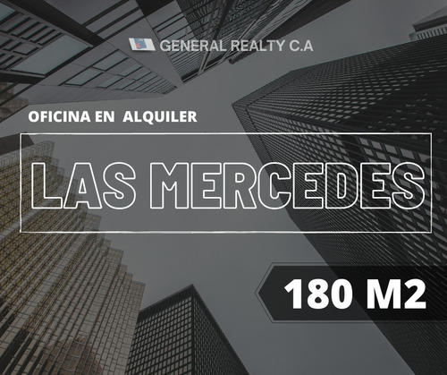 Oficina En Alquiler / 180 M2 Las Mercedes- Obra Gris 