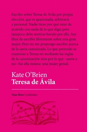 Libro Teresa De Ávila Sku