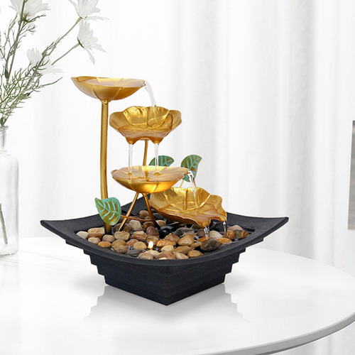 Fonte De Água De Meditação Mini Cachoeira Para Sala