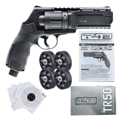 Marcadora Gotcha Revolver Umarex Tr50 Paintball .50 Co2 Xr C