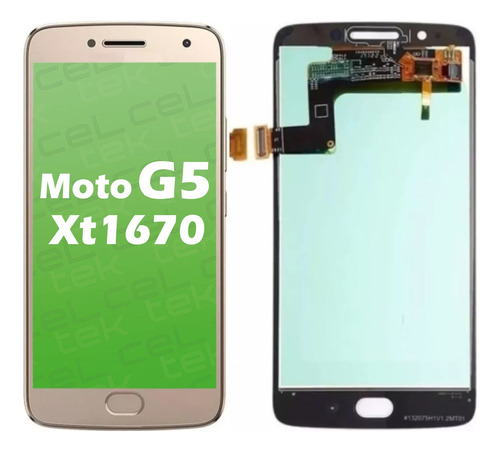 Modulo Compatible Motorola G5 Display Touch Tactil Xt1670