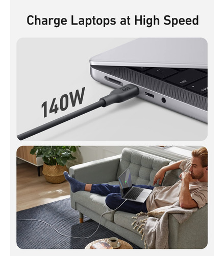 Cable Anker Usb-c A Usb-c 2m, Mfi, Bio-basado