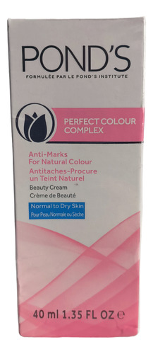 Crema Pond's Perfect Color. Aclarante 40 Ml. Importada 