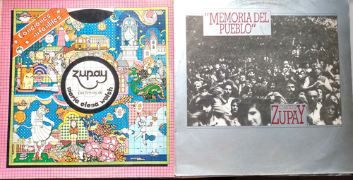 Cuarteto Zupay 2 Disco Vinilo Memoria Del Pueblo + M E Walsh