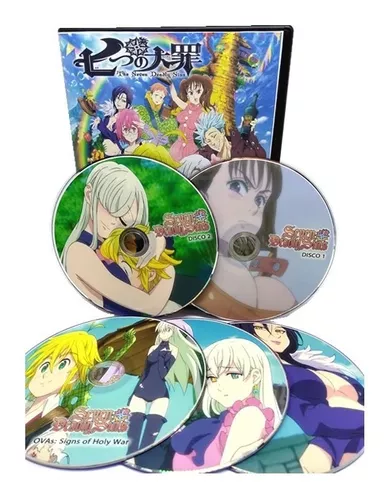 Nanatsu No Taizai - Série Completa + Ovas + Filmes Em Dvd