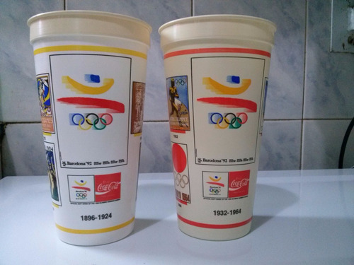 2 Vasos Juegos Olimpicos Barcelona 1992