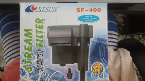 Filtro Cascada Resun Sf-400 Silencioso 360 L/h Acuario