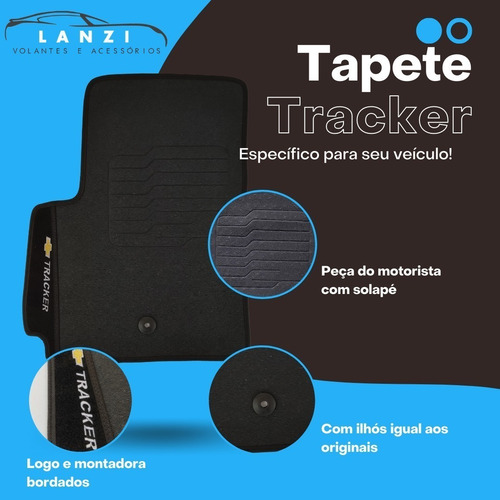 Imagem 4 de 7 de Tapete De Carro Tipo Original Gm Tracker 2020 A 2022