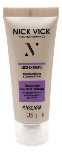 Mini Máscara Liso Extremo Nick Vick Alta Performance 35g