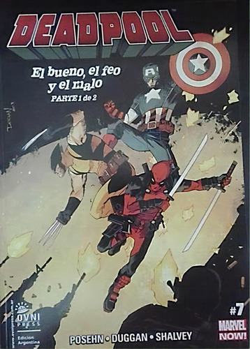 Deadpool Marvel Now 07, De Duggan, Posehn. Editorial Ovni Press Marvel, Edición 1 En Español, 2013