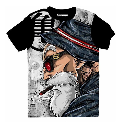 Camiseta Maestro Roshi Dragon Ball Z , Importada Adulto Goku