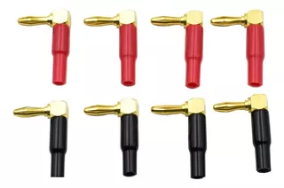 8pcs 4mm Banana Plug Speaker Wires Connector Adapter 24...