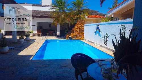 Casa Residencial Para Venda E Locação, Acapulco, Guarujá. - Ca0461
