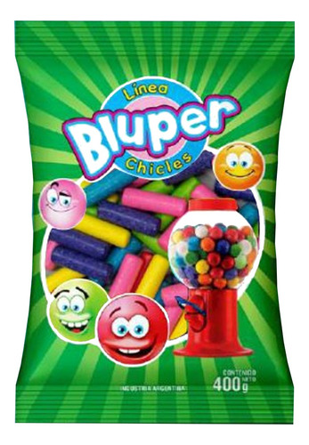 Bluper Chicle Tiza Multicolor 400gr Cioccolato Tienda Dulce