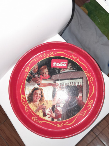 Bandeja Coca Cola Vintage Rojo (Usado)