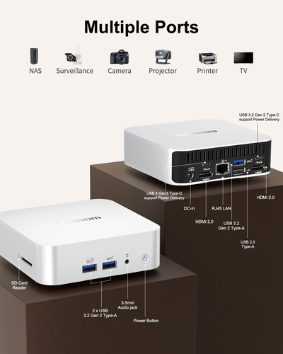Mini Pc Geekom A7 Ryzen 9 7940hs 32gb Ddr5 2tb Ssd -plata