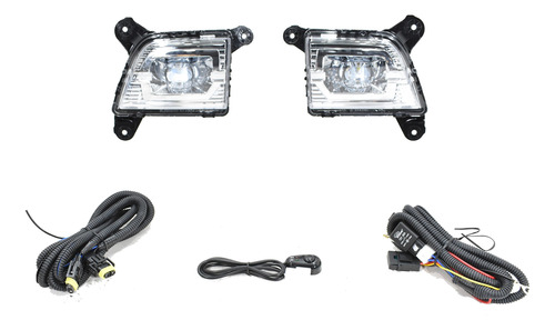 Kit Faros De Niebla Silverado 2019 2020 Led C/cables